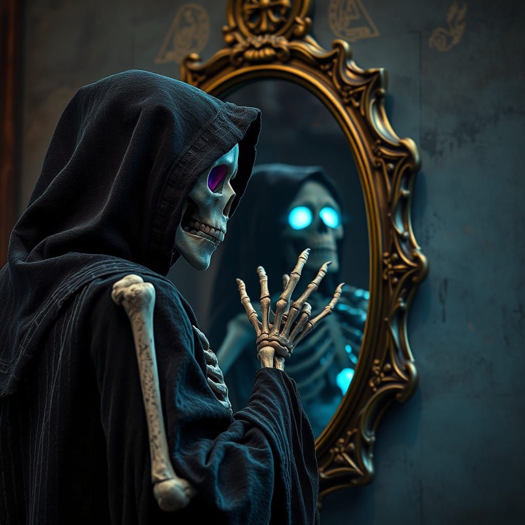 Ethereal Skeleton Searches for Bloody Mary in Mysterious Mir...