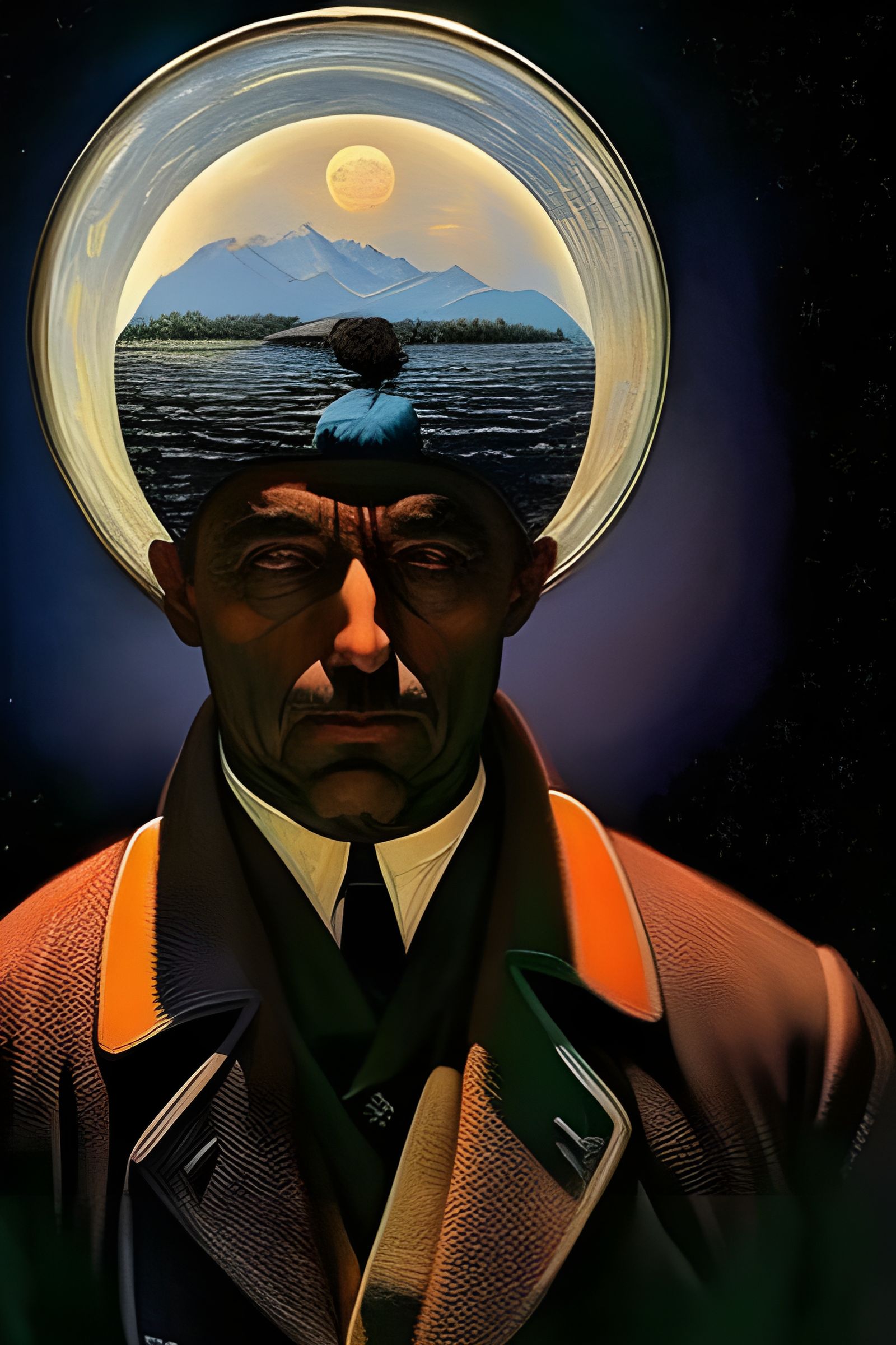 Mysterious Man Pretends to Read the Future