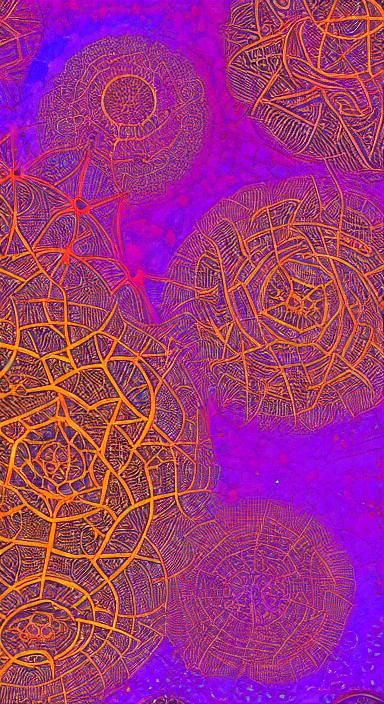 Mathematical Being in Escher-Inspired Fractal Landscape