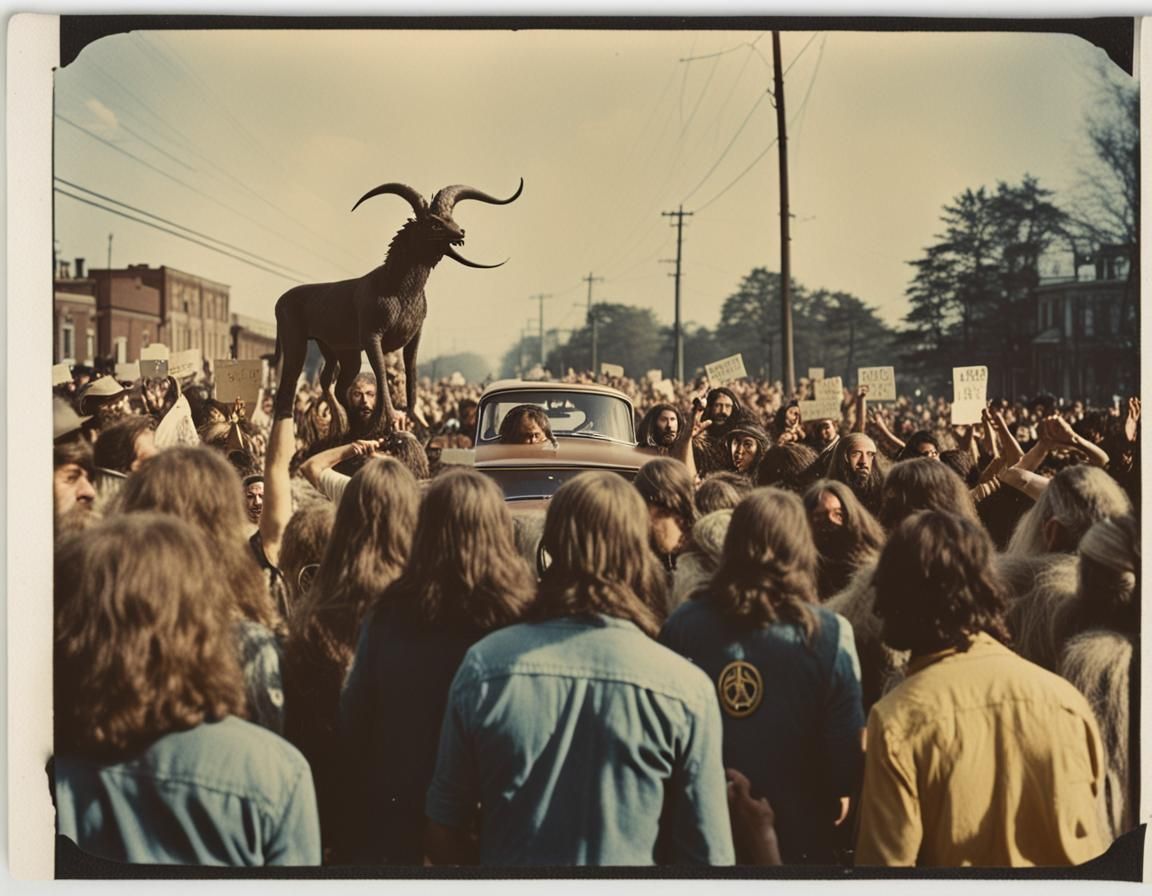 Jersey Devil Joins 1969 Anti-Draft Protest