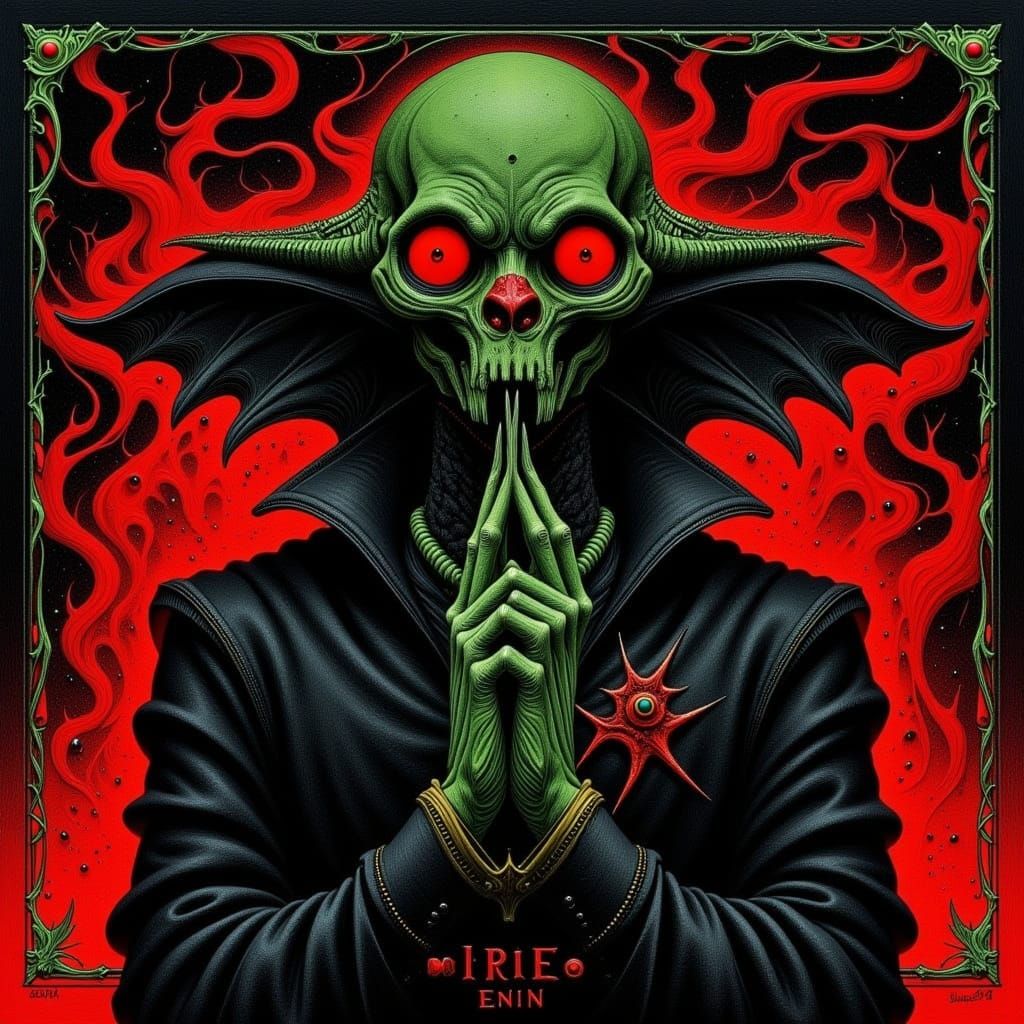 Gothic Goddess in Dark Medieval Attire