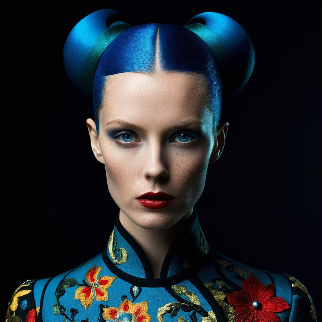 Elegant Evil-Lyn in Moody Nightclub