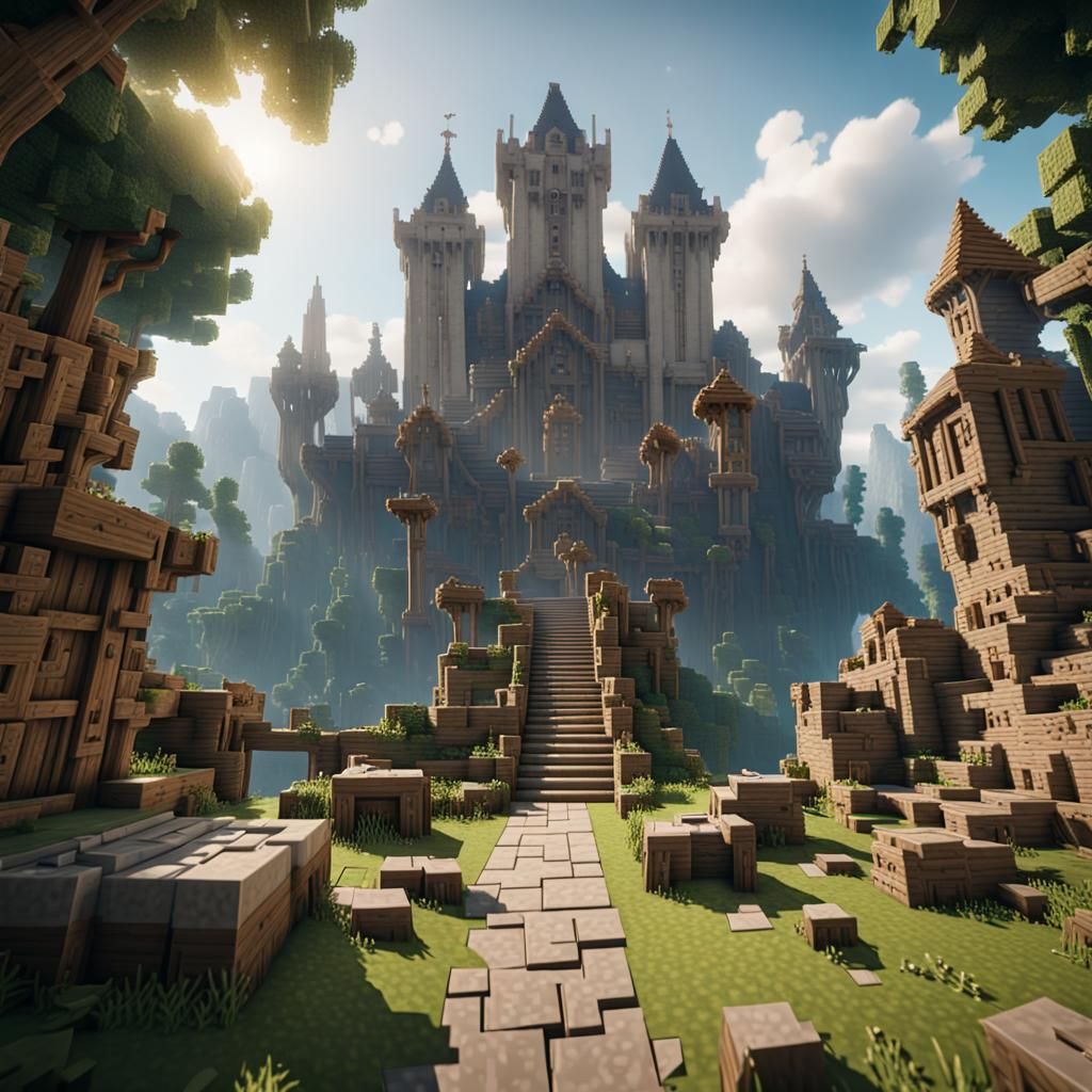 Minecraft in Real Life: 3D Game Cinematic