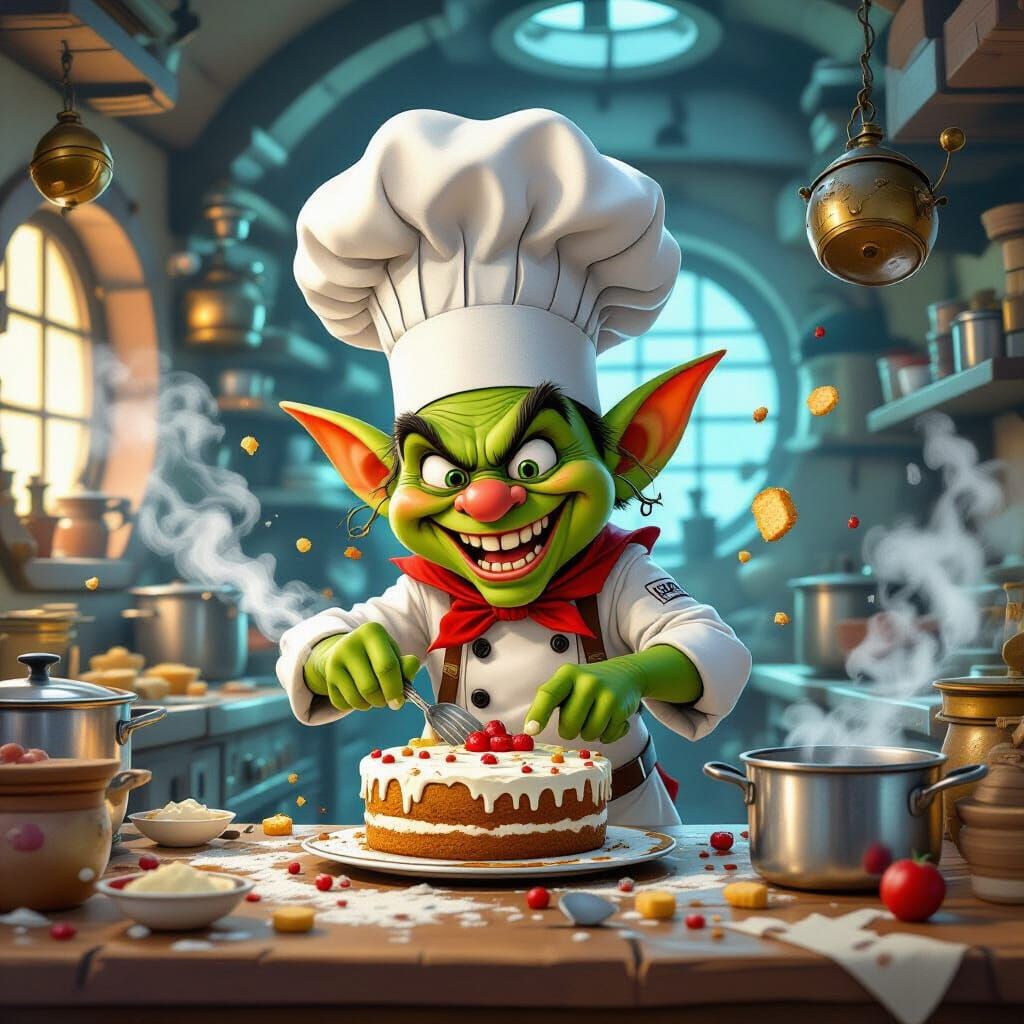 Goblin Chef's Chaotic Steampunk Kitchen Bake