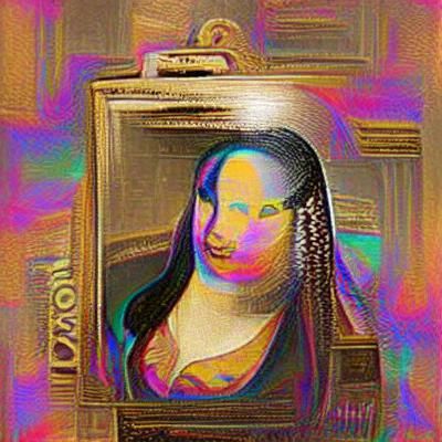 AI Rendition of the Mona Lisa