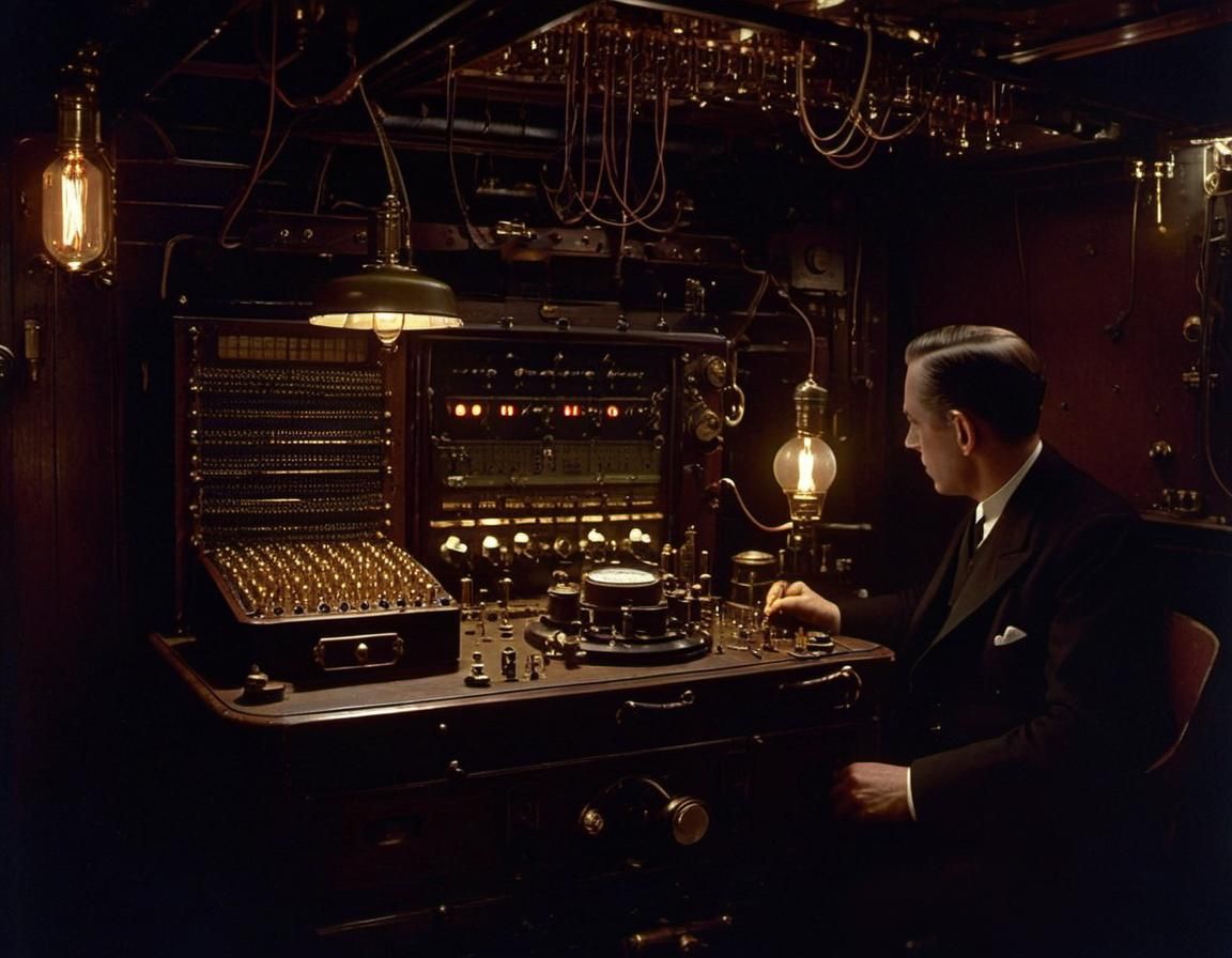 1912: Titanic wireless operator: S-O-S
