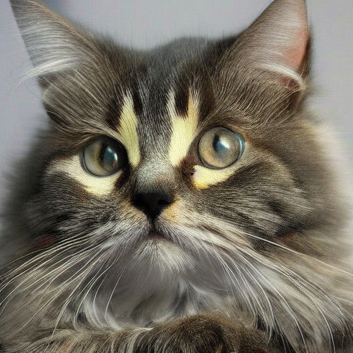 Mystical Cat and Enchanting Woman in Whimsical Fantasy Style