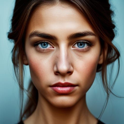 Sad Girl Portrait with Professional Photography Style