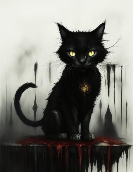 <lora:Spooky:1.0> shadow cat