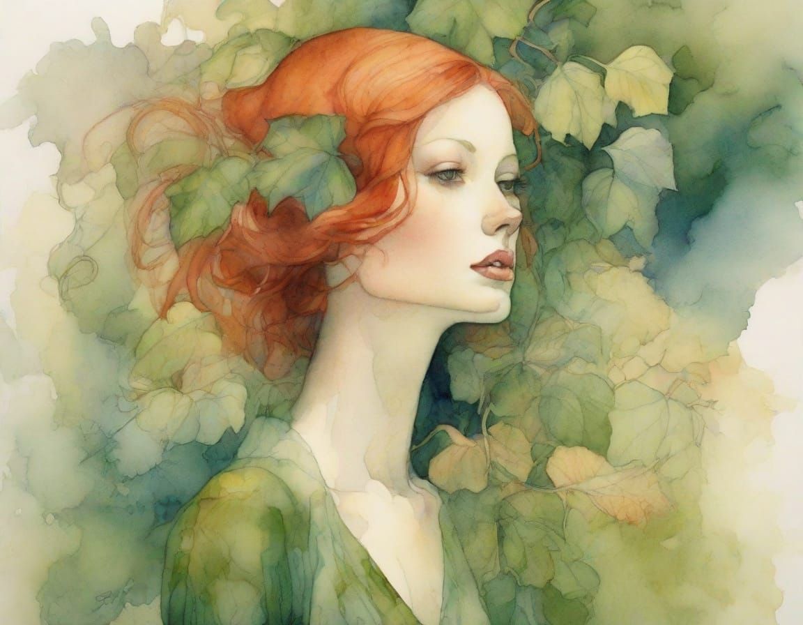 Ethereal Beauty in a Whirlwind of Nature