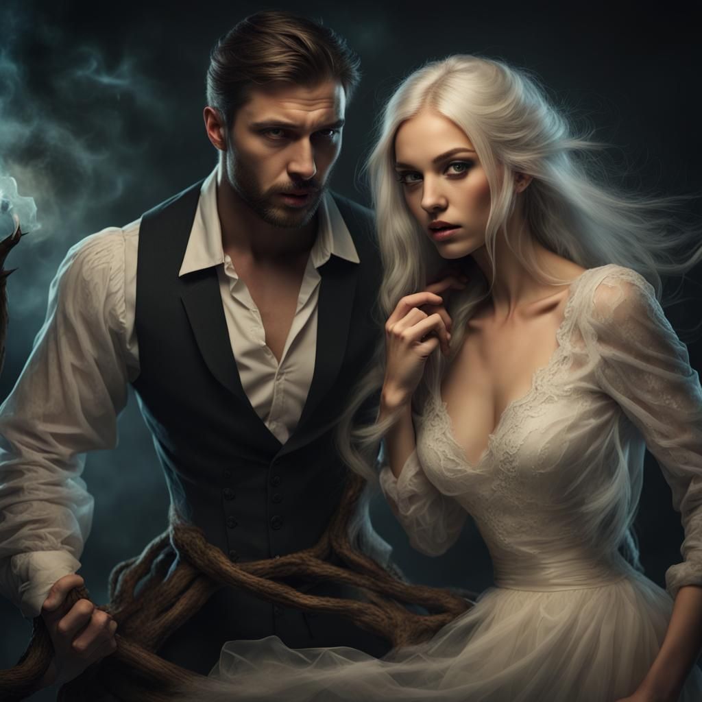 Couple's Fight Against a Terrible Monster