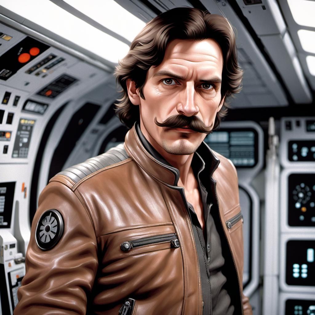 Peter Strauss as a Reckless Smuggler in Star Wars