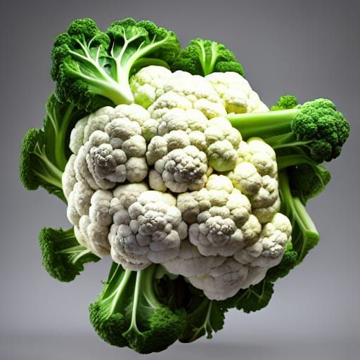 Cauliflower Resembling a Nuclear Explosion