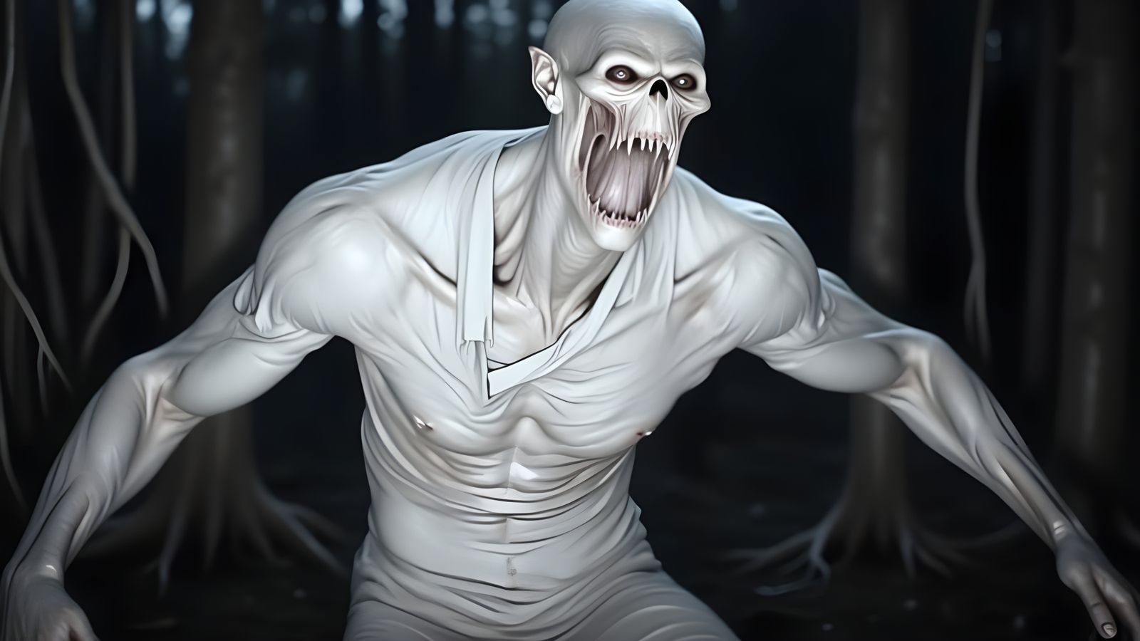 A Skinwalker Image Caught On A Trail Cam