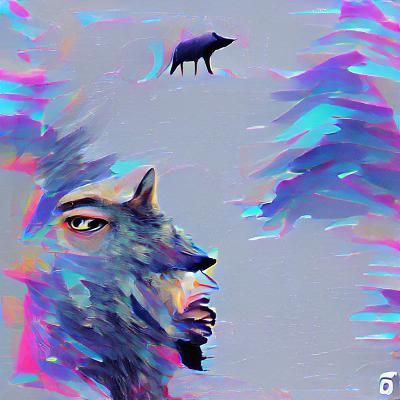 Majestic Wolf Portrait
