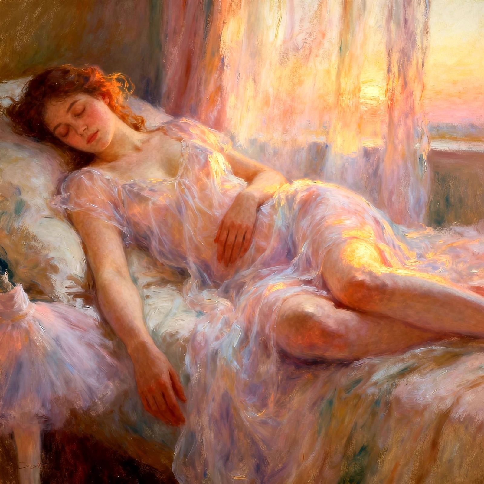 Sleeping Venus by Degas