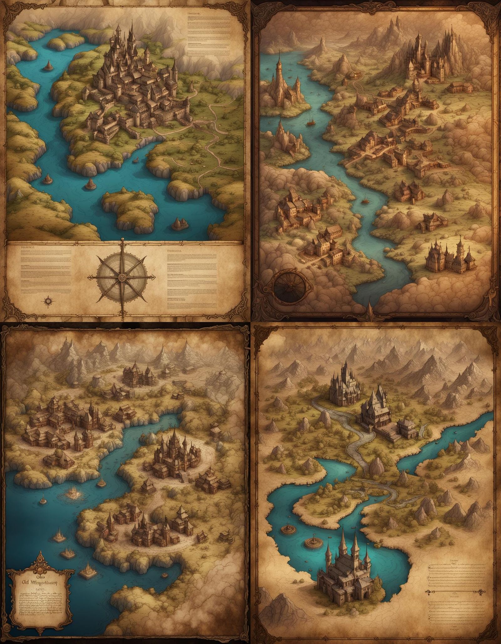 Old Fantasy Map