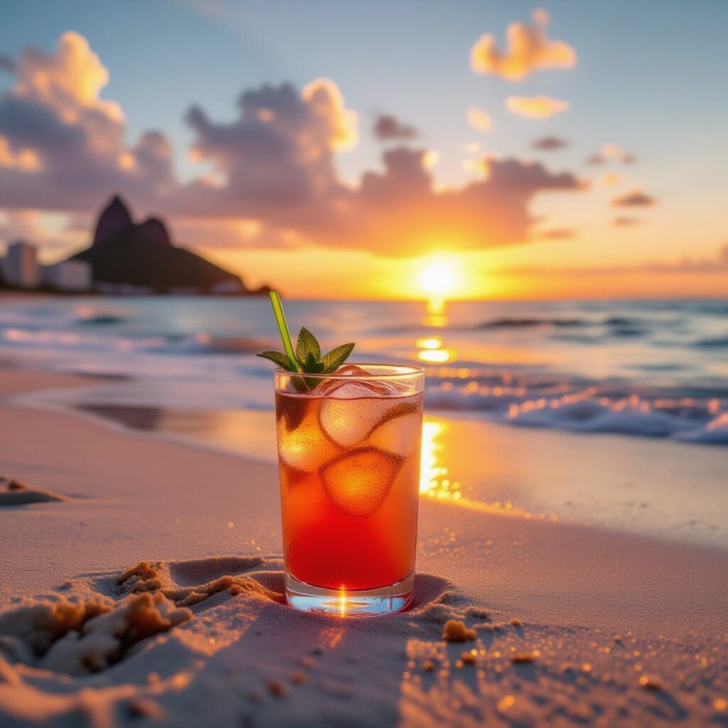 Ipanema Mocktail at Brazilian Sunset Beach