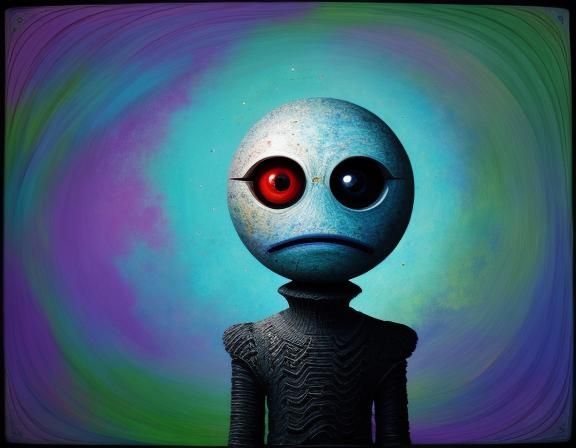 Surreal Pareidolia in Abstract Style