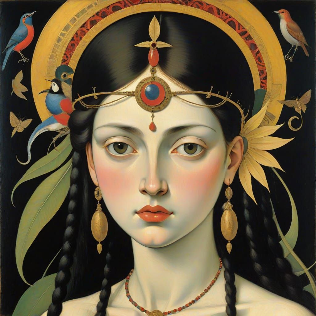 Indigenous Fairytale in Art Brut and Naive Styles