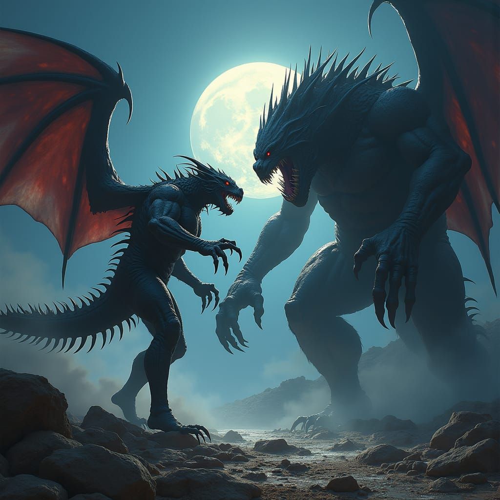 Epic Battle: Giant Scorpion vs Tarantula in Dark Swamp