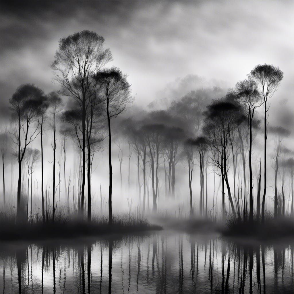 Glowing Cat Eyes in the Night: Minimalist Art