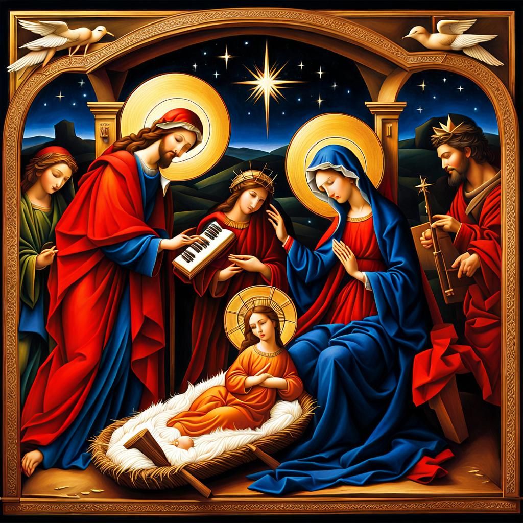 Nativity Scene in a Dissonant Style