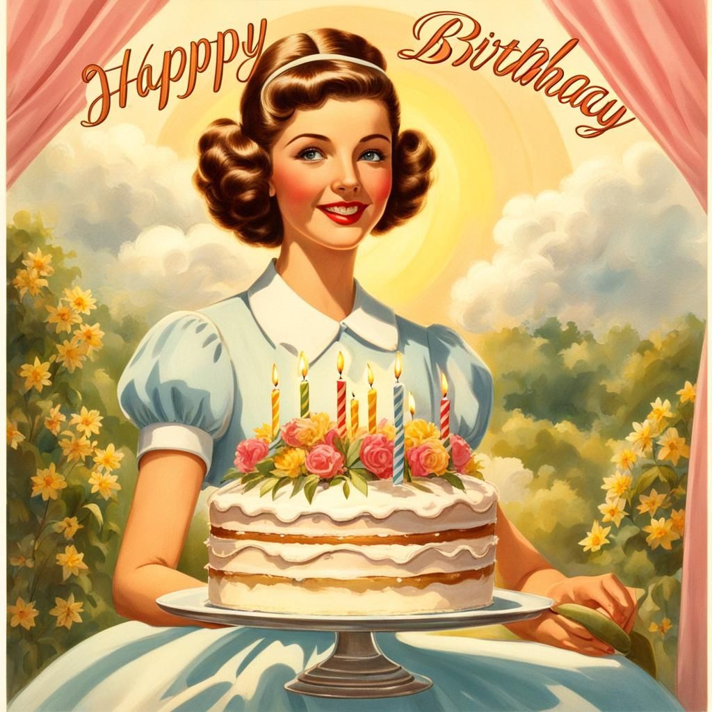 Vintage 1950s Birthday Party for Olivia