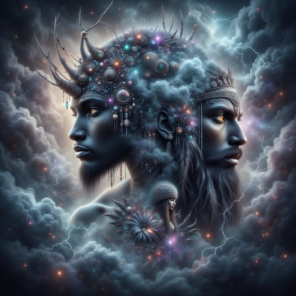 Black Zeus Levitation in Stormy Atmosphere