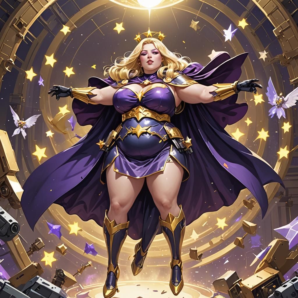 Supergoddess Aria Causes Robotic Angels to Fall