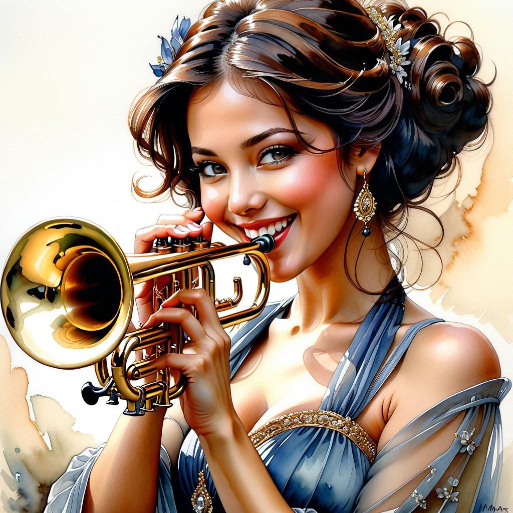 The band's new trumpet player is alluring