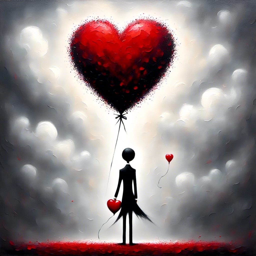 all in red tones monochromatic oil on canvas mandelbrot hold...