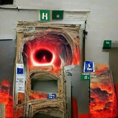 Glowing Portal to Another Dimension