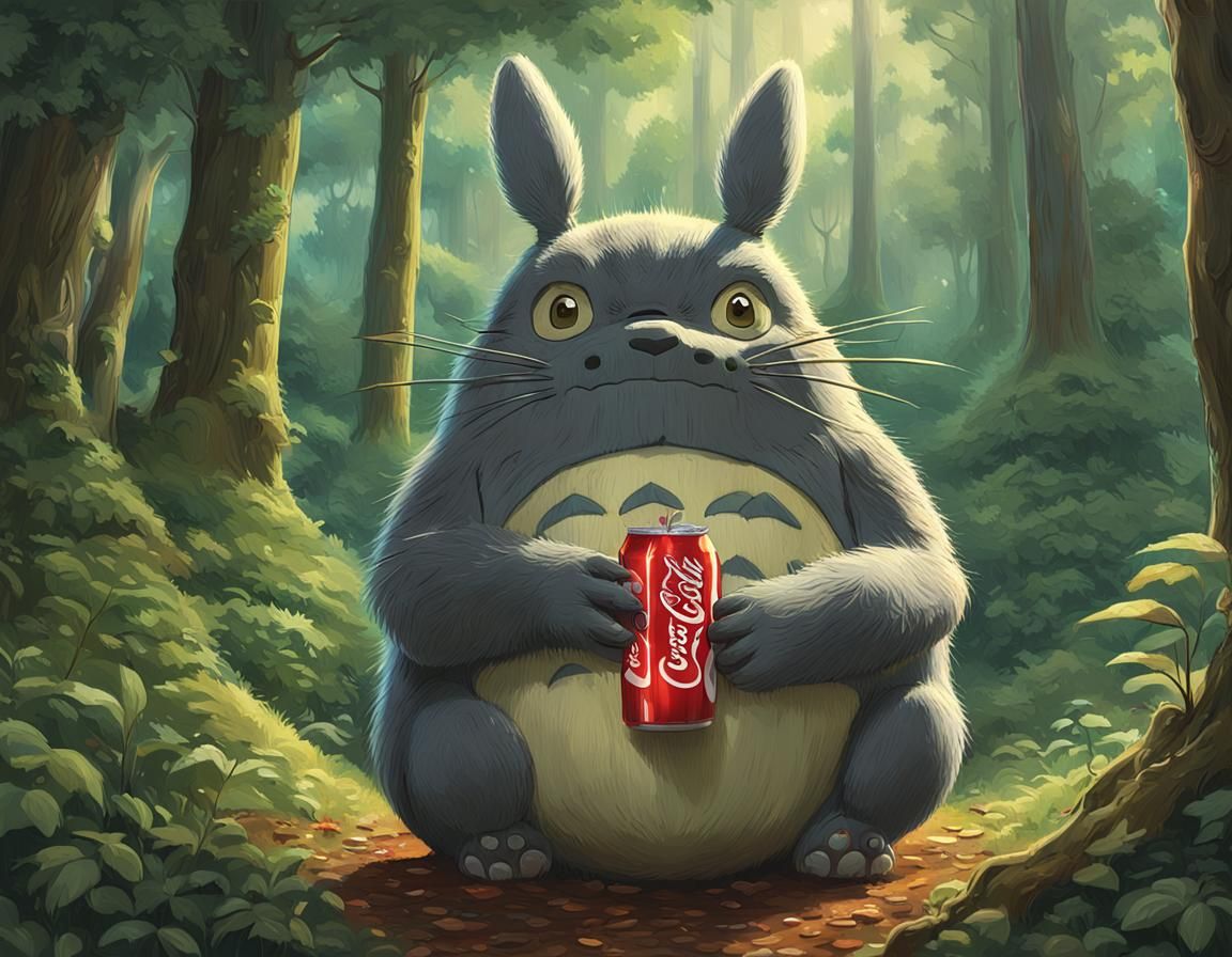 Totoro Loves Coke