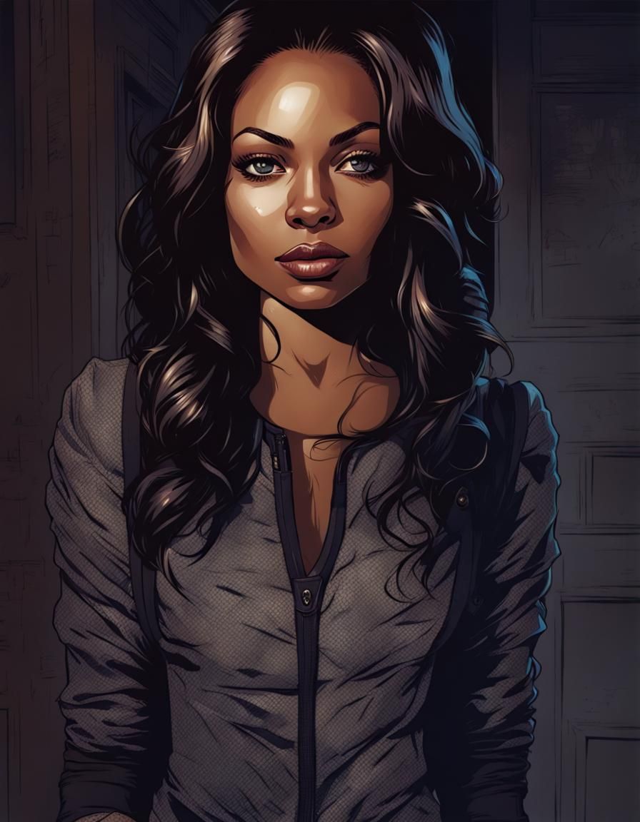Bonnie Bennett Comic Book Art