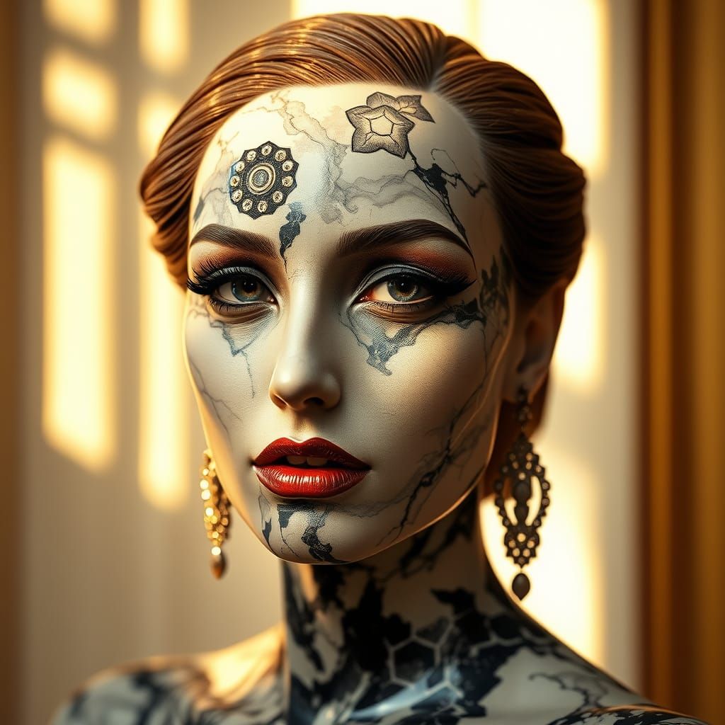 Ethereal Goddess of Stone Beauty