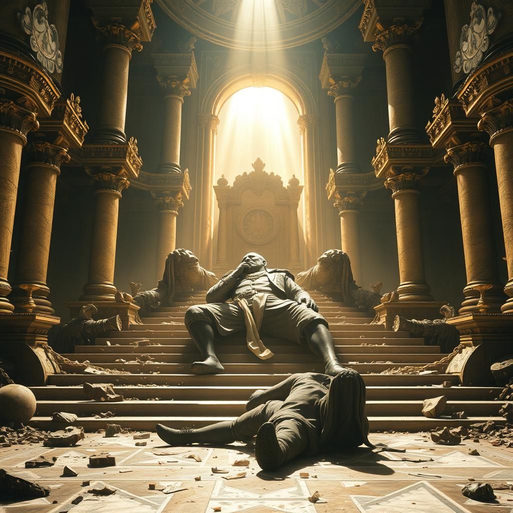 Tyrant's Fall: A Sci-Fi Matte Painting