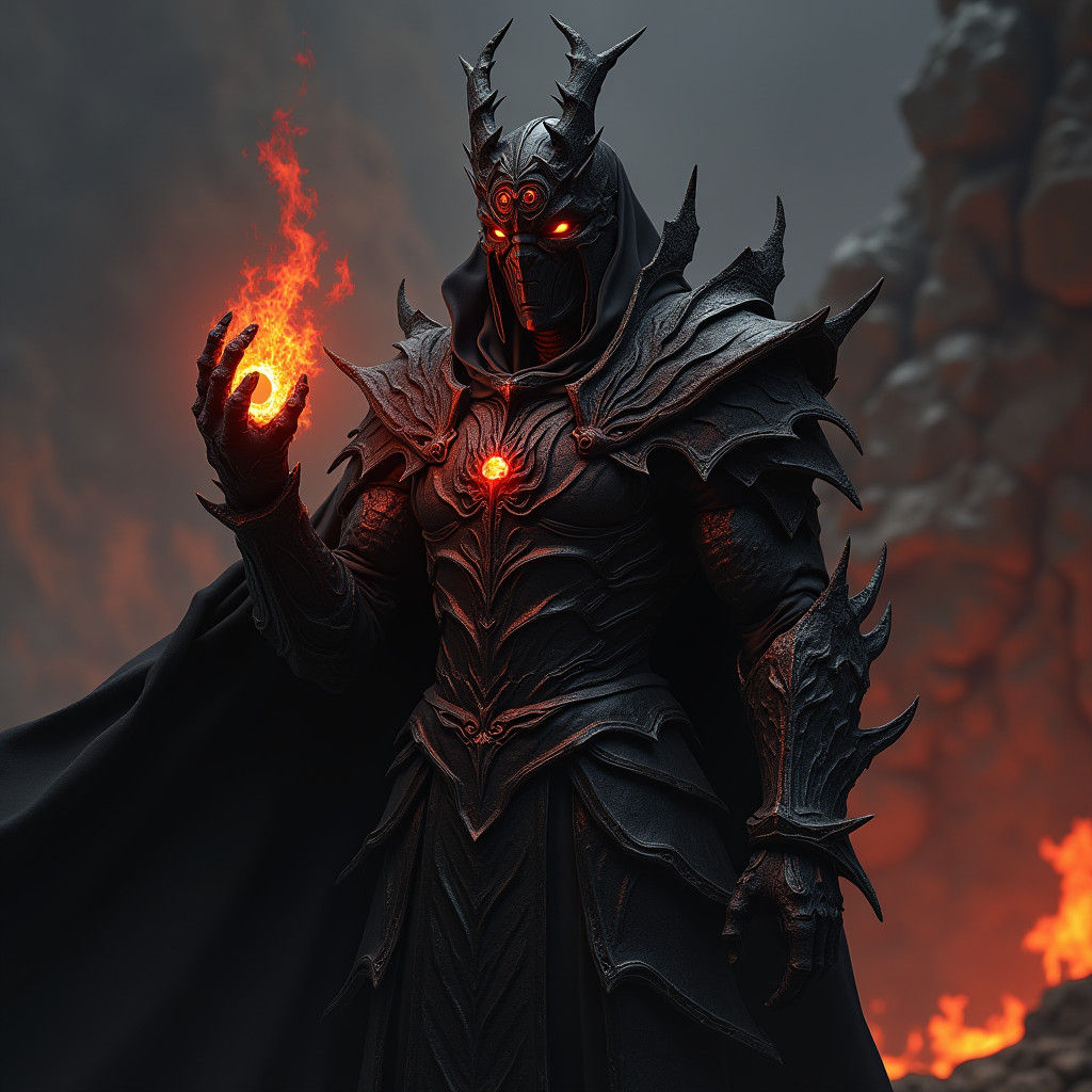 Sauron: Lord of the Rings in Dark Fantasy Art