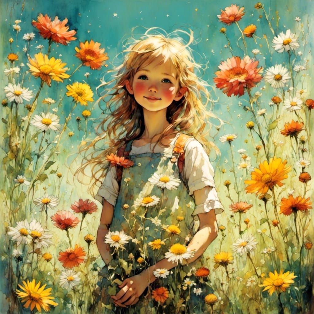 Earth Laughs in Flowers: A Vibrant Floral Landscape