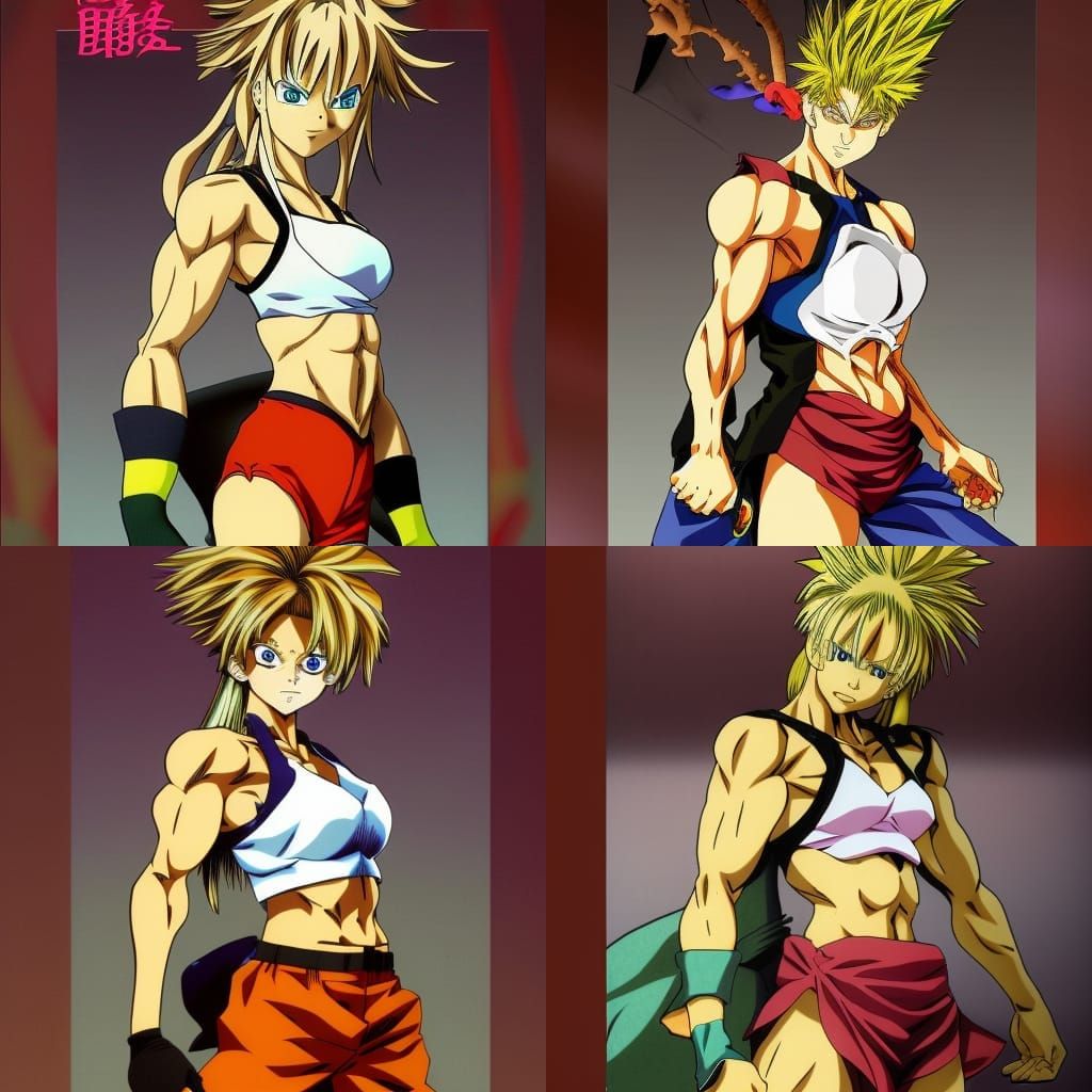Anime Bodybuilder in Yu Yu Hakusho Style