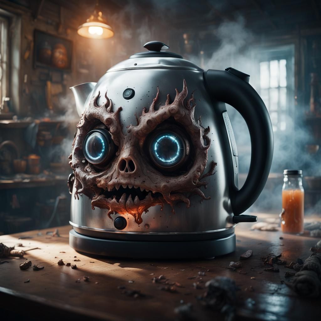 Spooky Electric Kettle