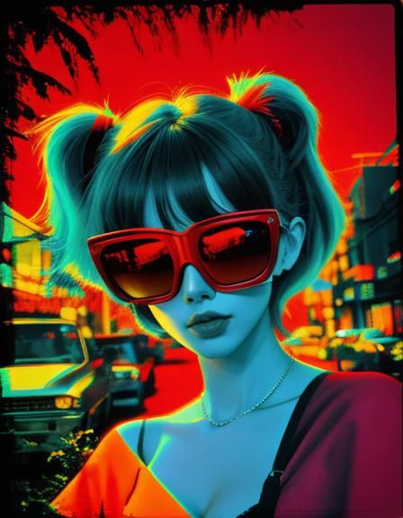 Simple Anaglyph Image Generated by AI