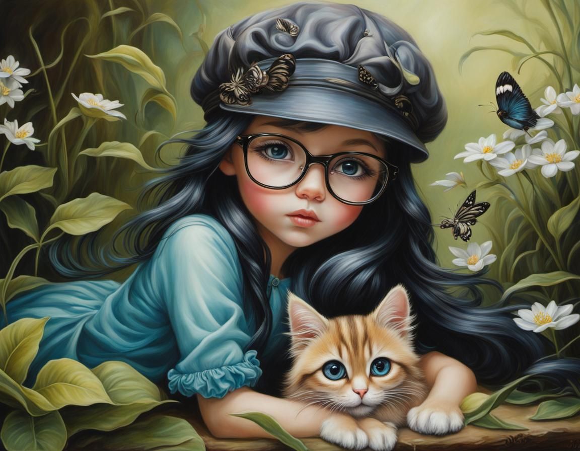 4 Image (4/4): Amy loves all animals.