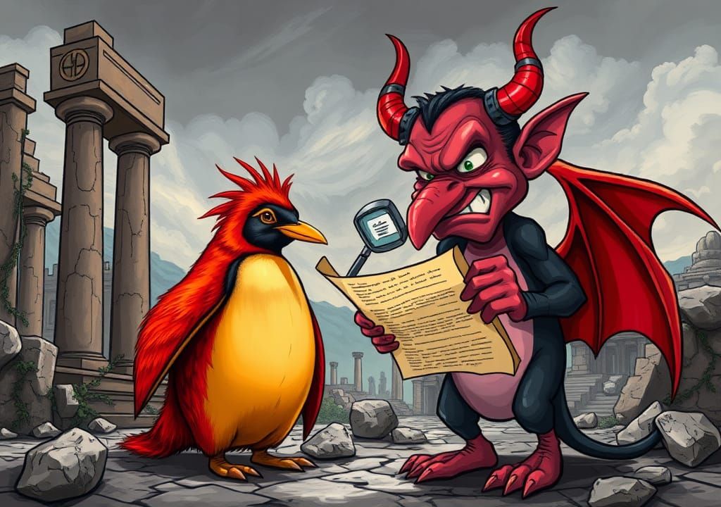 Fiery Penguin and Devil's Pact