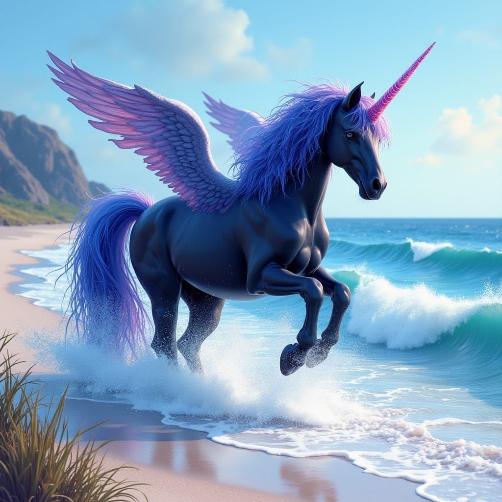 In a splotchy, washy, very drippy watercolour painting style...