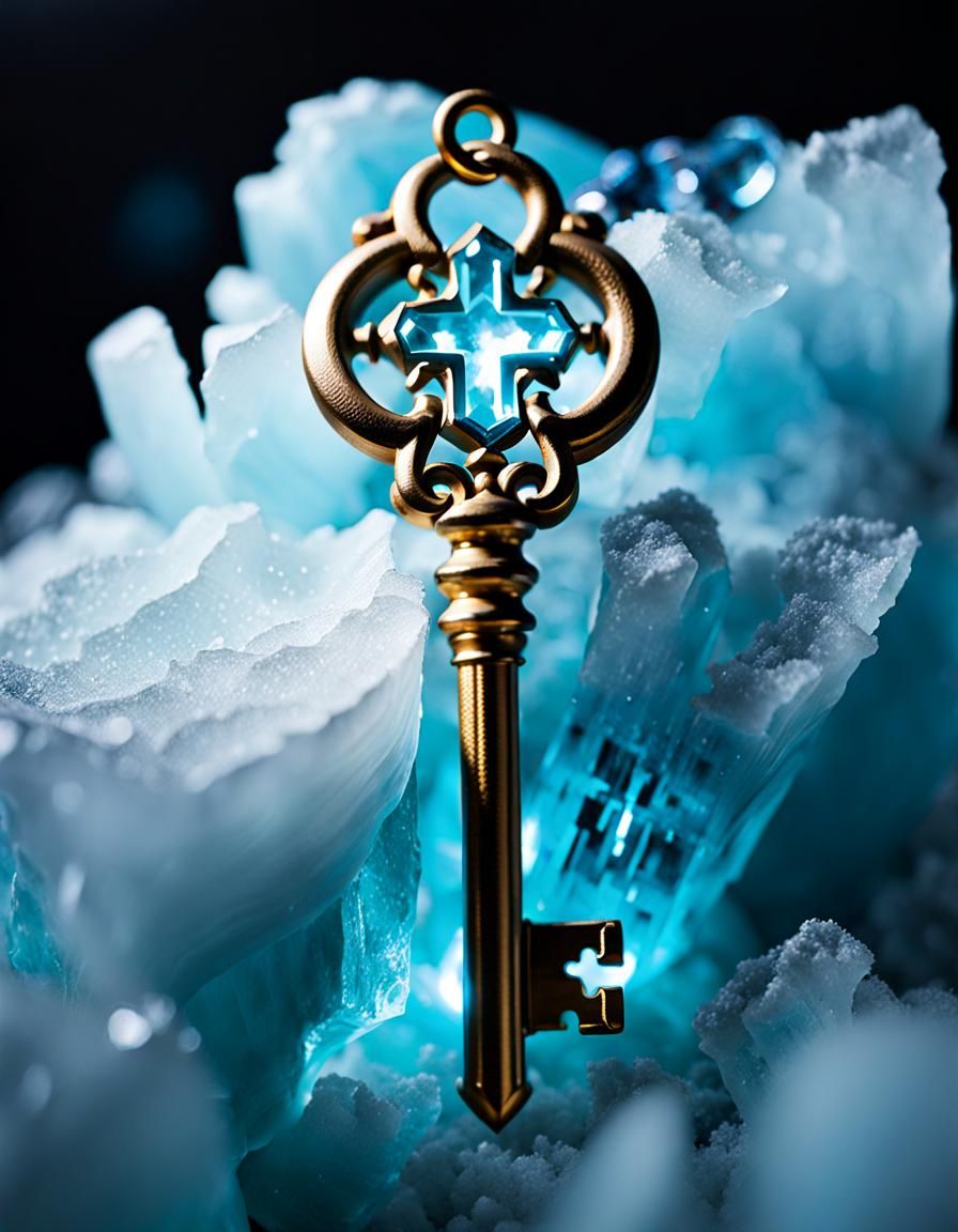 magical frozen key