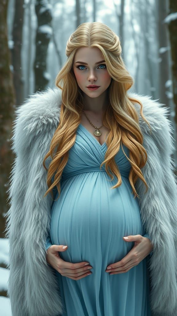 Freya Embarks on a Magical Journey in the Snowy Forest