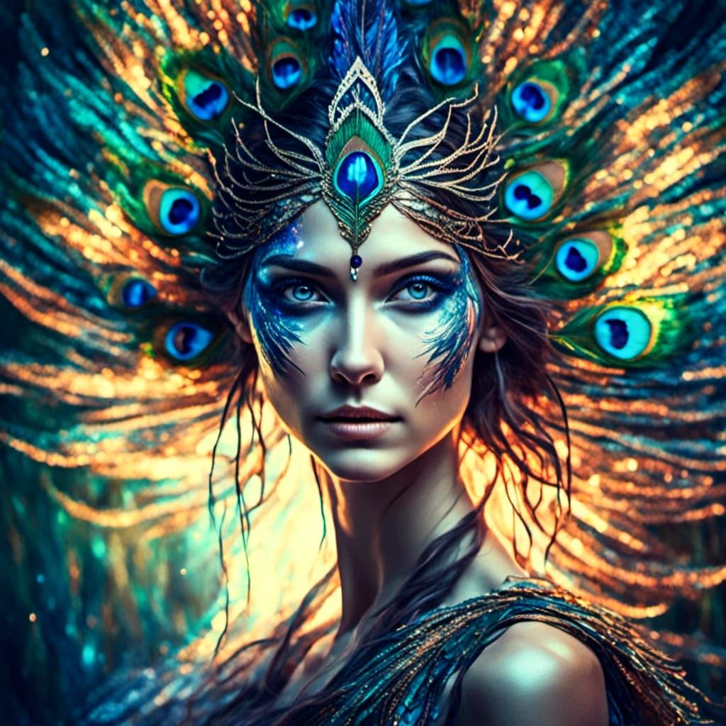 Colorful as a peacock