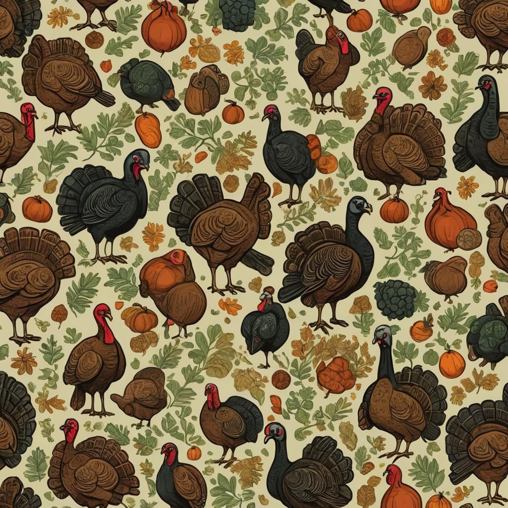 Humorous Talking Turkey Generated by AI