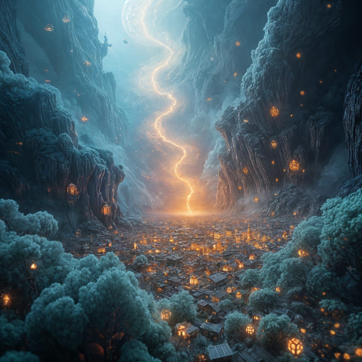 Alphabet Annihilation: Detailed Matte Painting in Deep Color